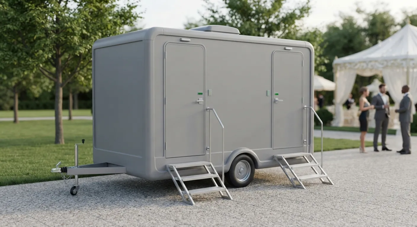2 Stall Restroom Trailer in Lawrence, KS